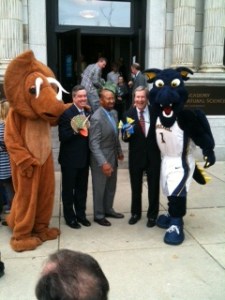 The dinosaur meets the dragon!